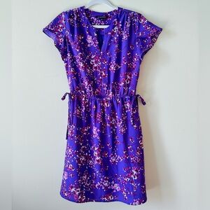41 Hawthorn Purple Floral Womens Dress
